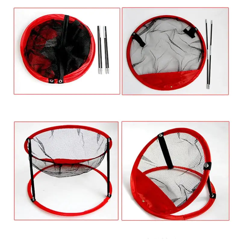 3-Piece Practice Golf Net Set for Indoor & Outdoor