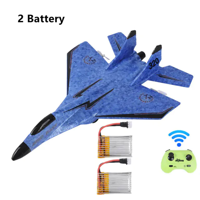 Ghito | 2.4G Glider RC Drone MIG 320 Fixed Wing Airplane Hand Throwing Foam Dron Electric Remote Control Outdoor RC Plane Toys for Boys