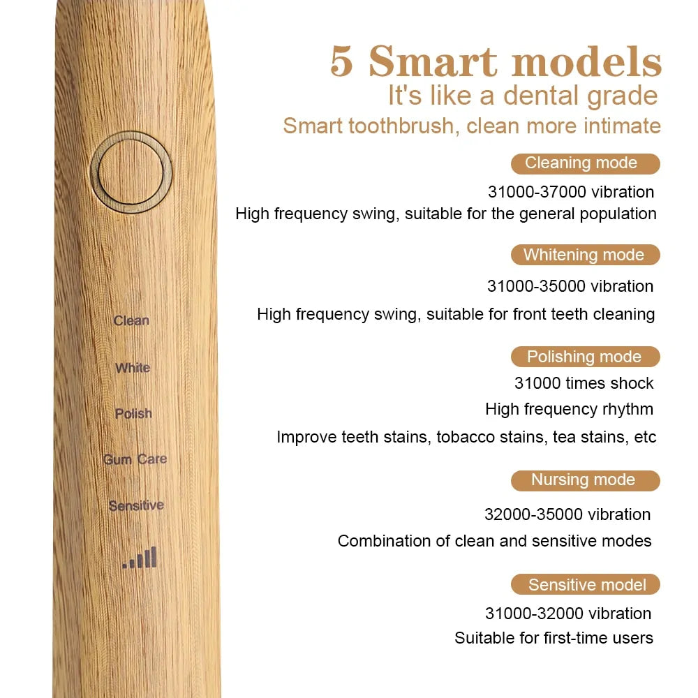 Ghito | Bamboo Electric Toothbrushes