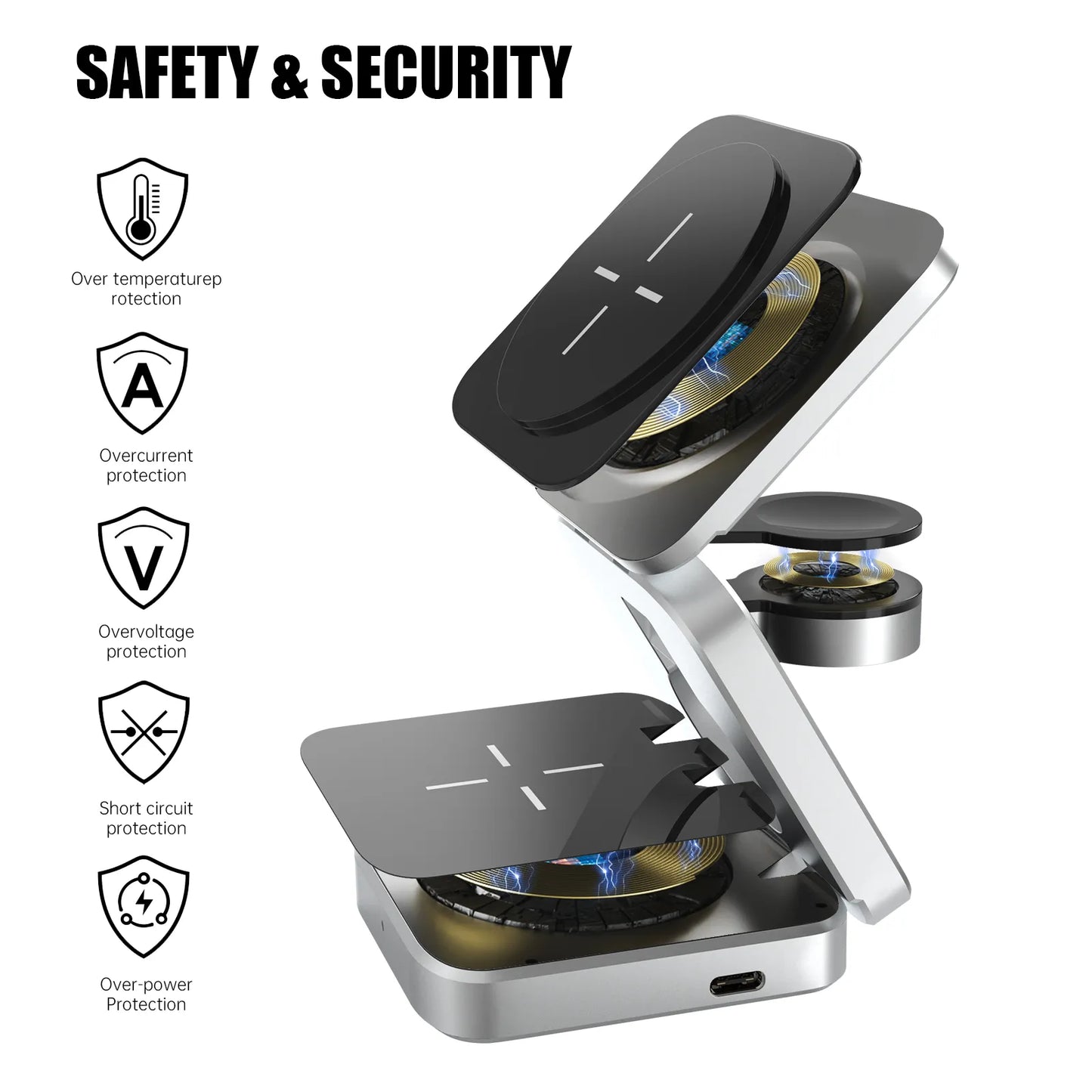 Ghito | 3 in 1 Wireless Charging Station