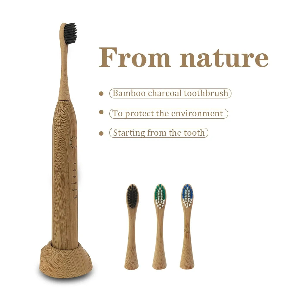 Ghito | Bamboo Electric Toothbrushes