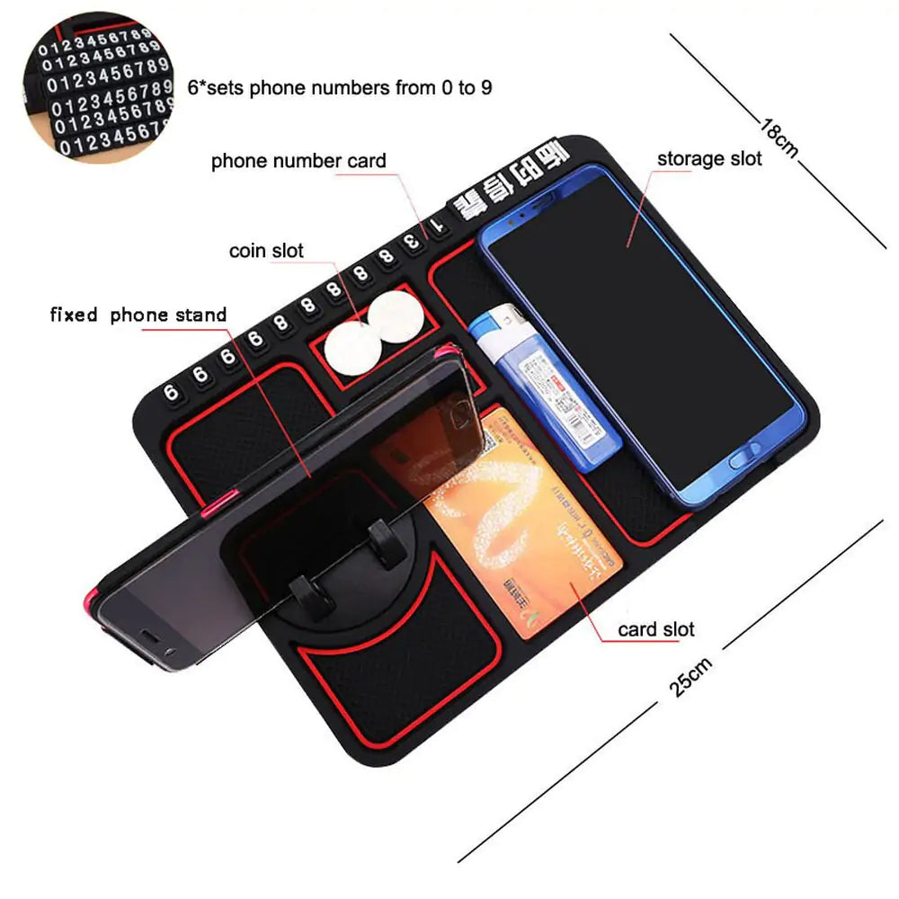 Multifunctional Car Anti-slip Phone Holder