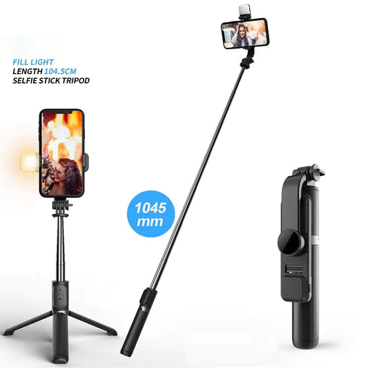 Wireless Bluetooth Selfie Stick Foldable