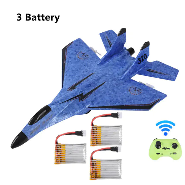 Ghito |  2.4G Glider RC Drone MIG 320 Fixed Wing Airplane Hand Throwing Foam Dron Electric Remote Control Outdoor RC Plane Toys for Boys