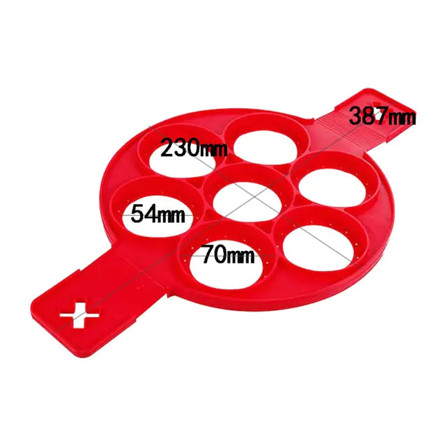 Pancake Maker with 7 Cavity Round