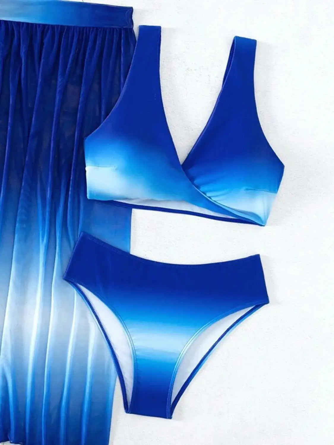 Wide Strap Three-Piece Swimsuit