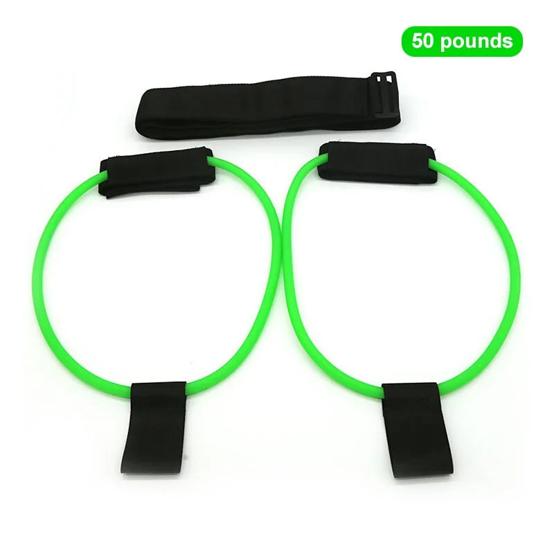 Adjustable Fitness Booty Bands Set with Resistance Bands and Waist Belt