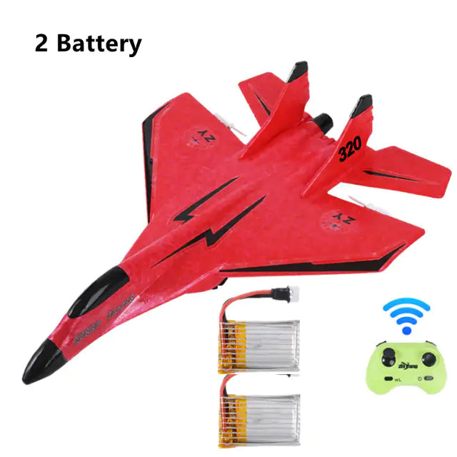 Ghito |  2.4G Glider RC Drone MIG 320 Fixed Wing Airplane Hand Throwing Foam Dron Electric Remote Control Outdoor RC Plane Toys for Boys