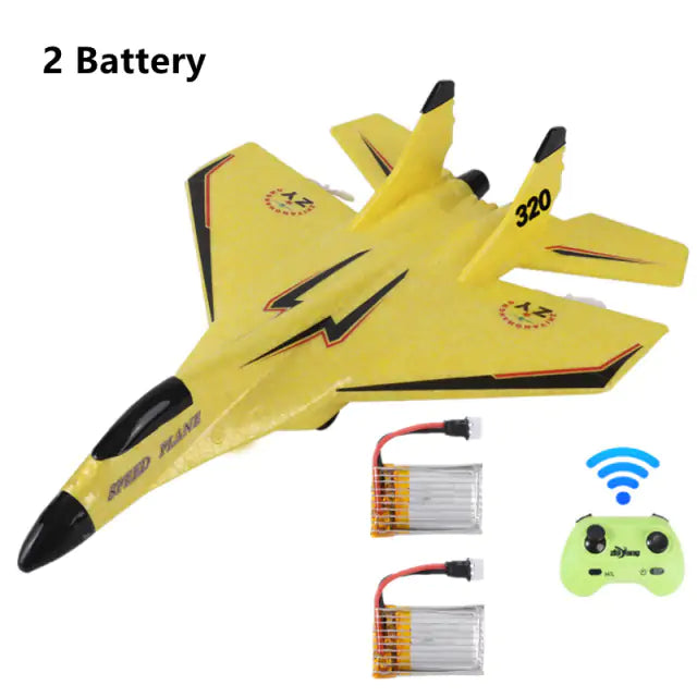 Ghito |  2.4G Glider RC Drone MIG 320 Fixed Wing Airplane Hand Throwing Foam Dron Electric Remote Control Outdoor RC Plane Toys for Boys