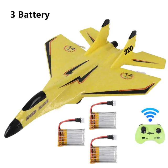 Ghito |  2.4G Glider RC Drone MIG 320 Fixed Wing Airplane Hand Throwing Foam Dron Electric Remote Control Outdoor RC Plane Toys for Boys