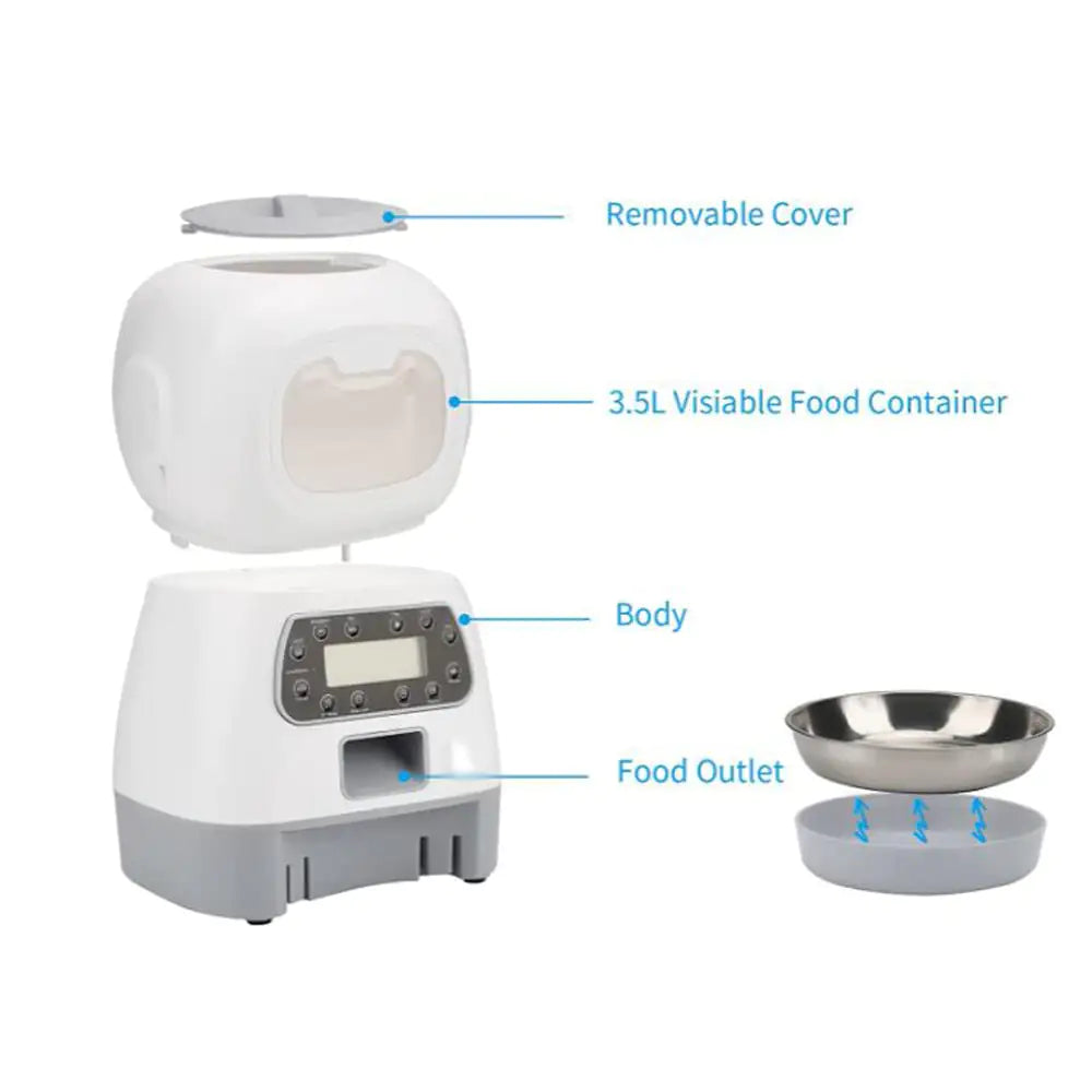 Automatic Dogs Cats Feeder