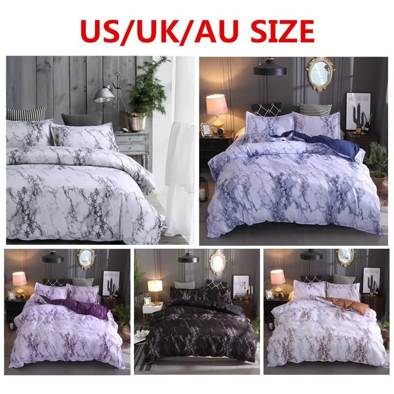 Marble Duvet Cover Bedding Sets