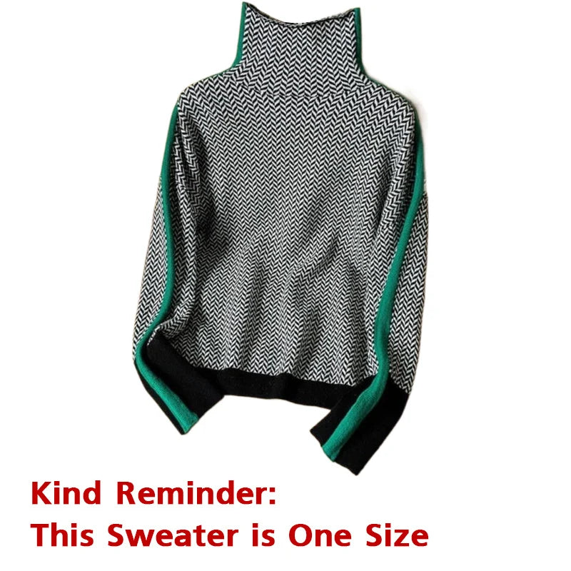 Turtleneck Knitted Sweater